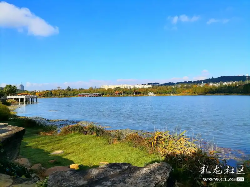 有一种冬天的休闲叫在呈贡洛龙湖