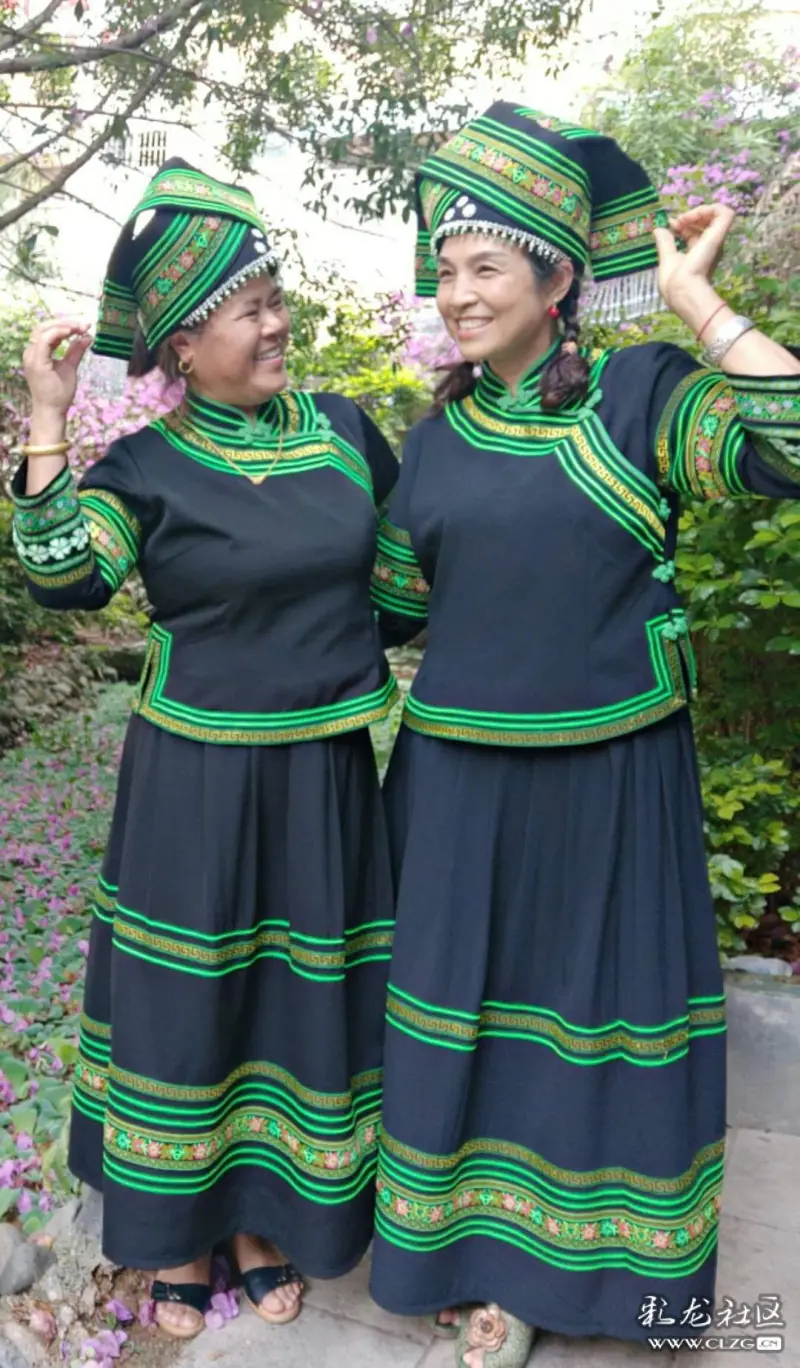 富宁少数民族时装3壮族黑色女装