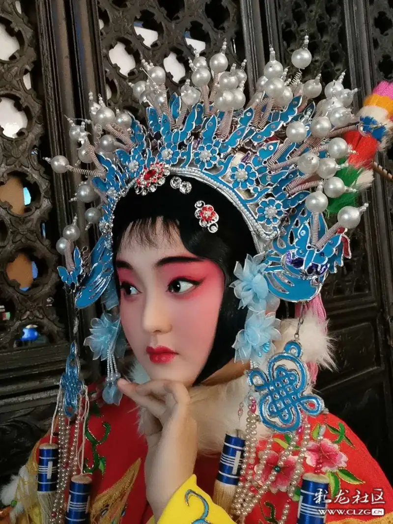 我家滇剧第五代传承人戏照美拍