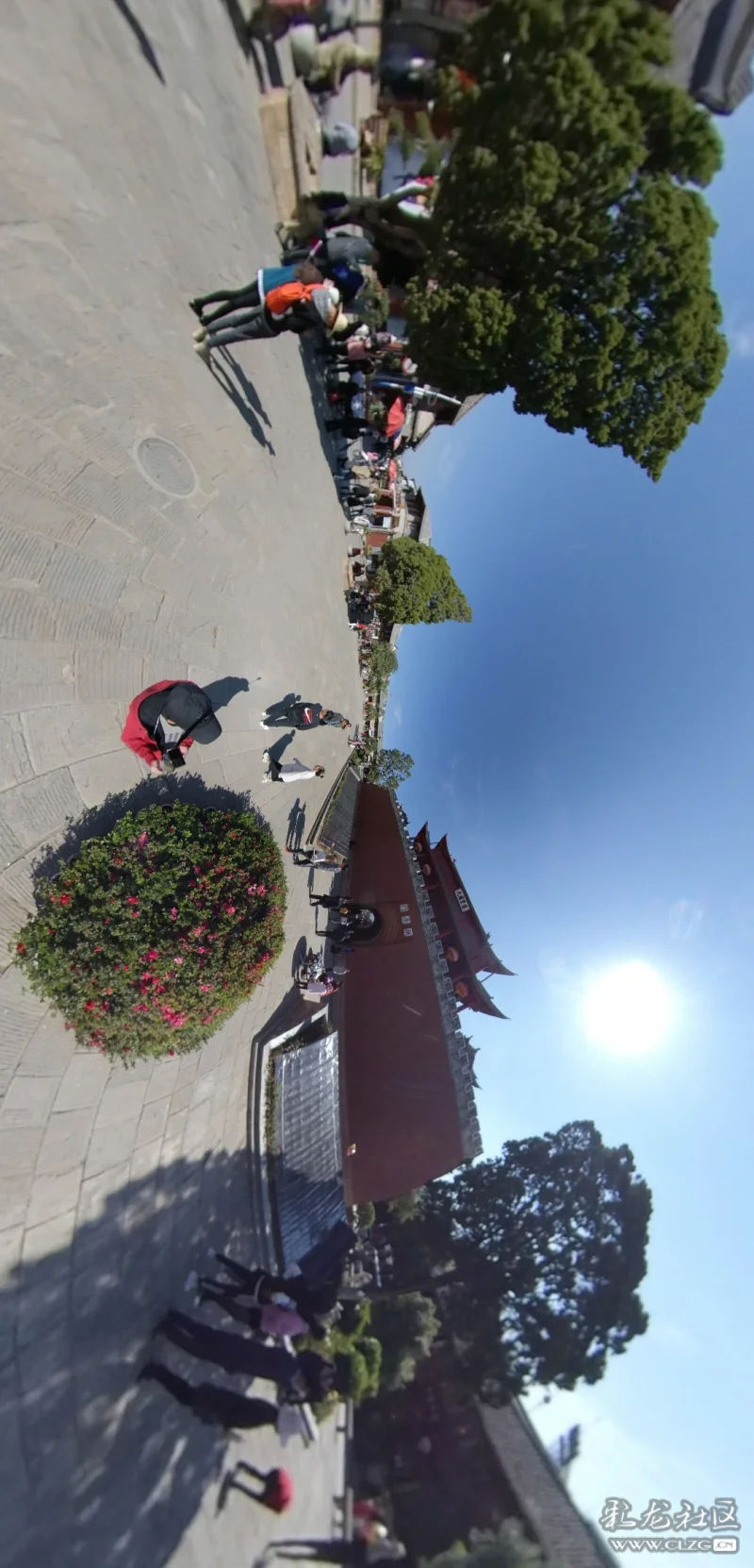 用360全景相机拍巍山古镇还行吗?