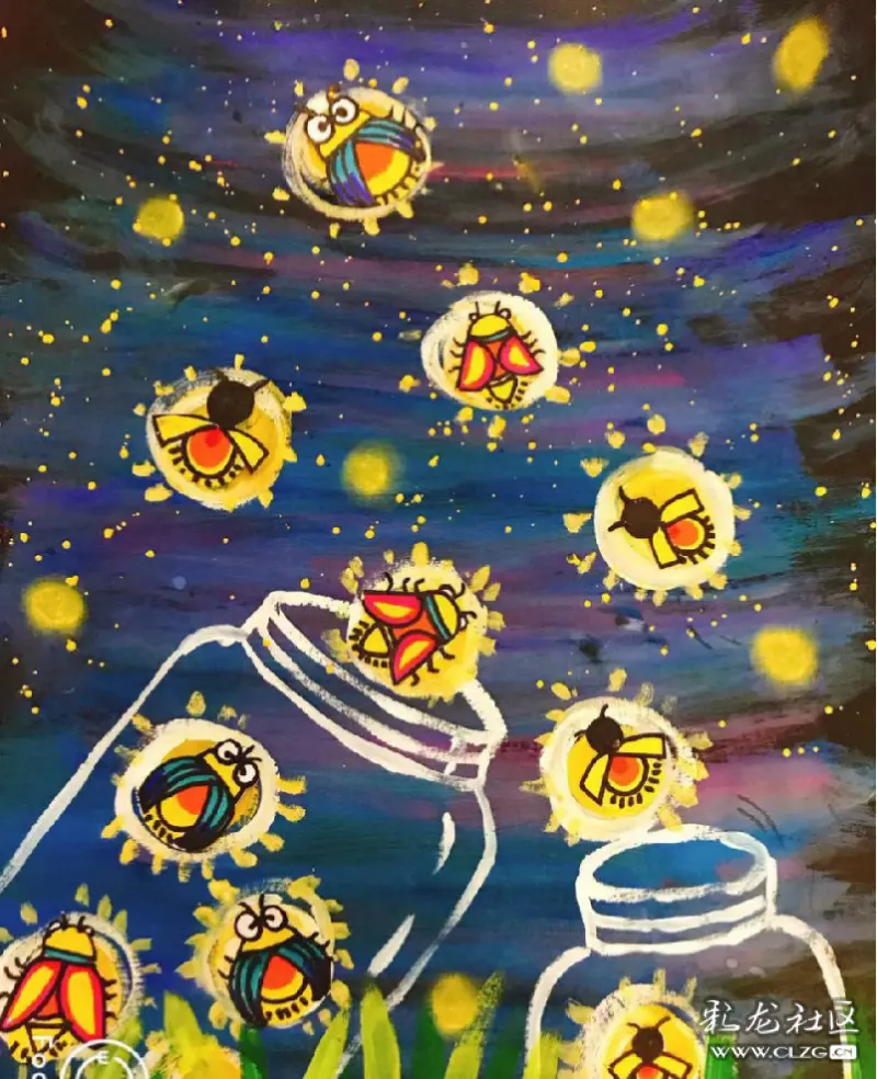 教你画萤火虫
