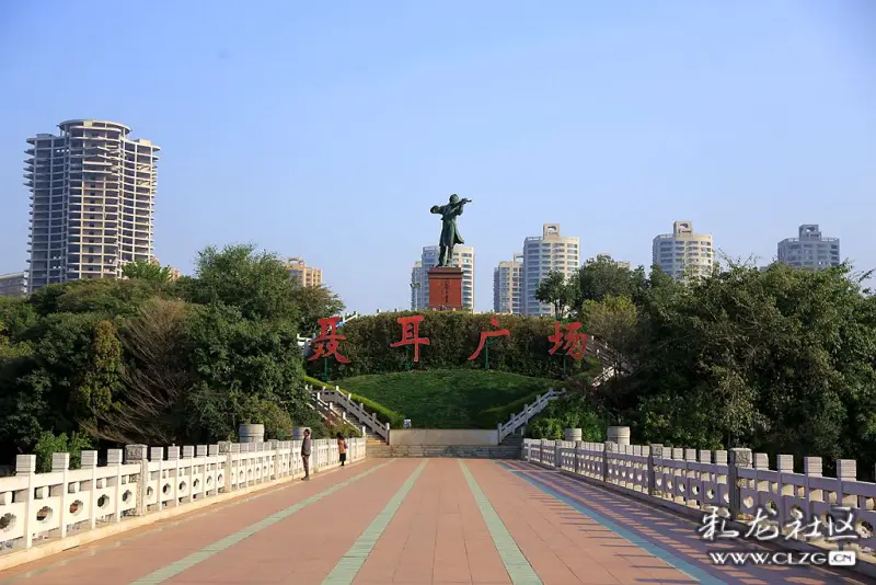 玉溪聂耳文化广场风光