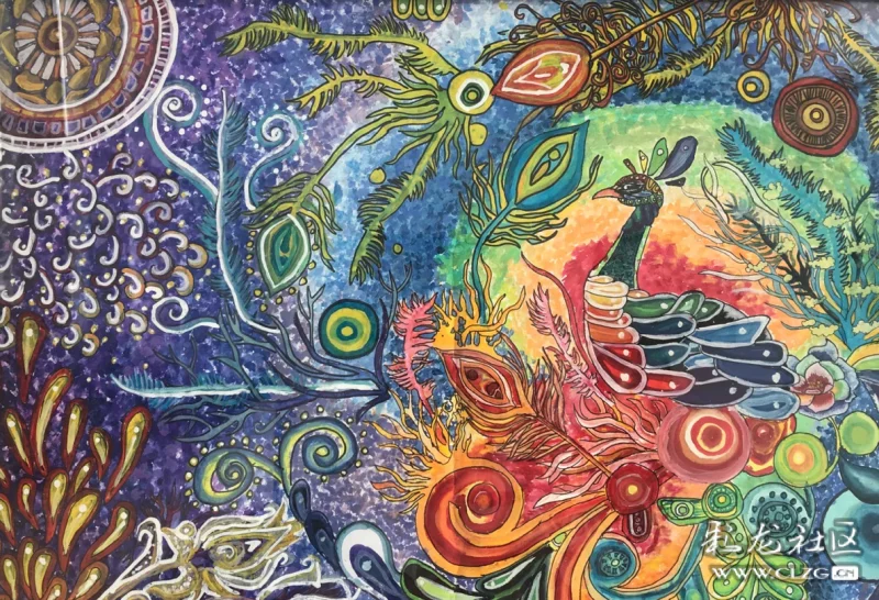 2021保护生物多样性全球艺术大赛成人组第二期优秀投稿作品欣赏"-彩龙