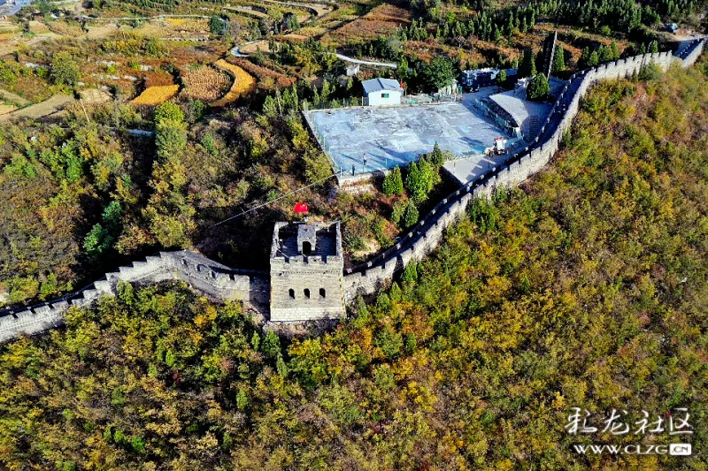 山西行明長城遺址千年車轍印下的險隘要塞固關