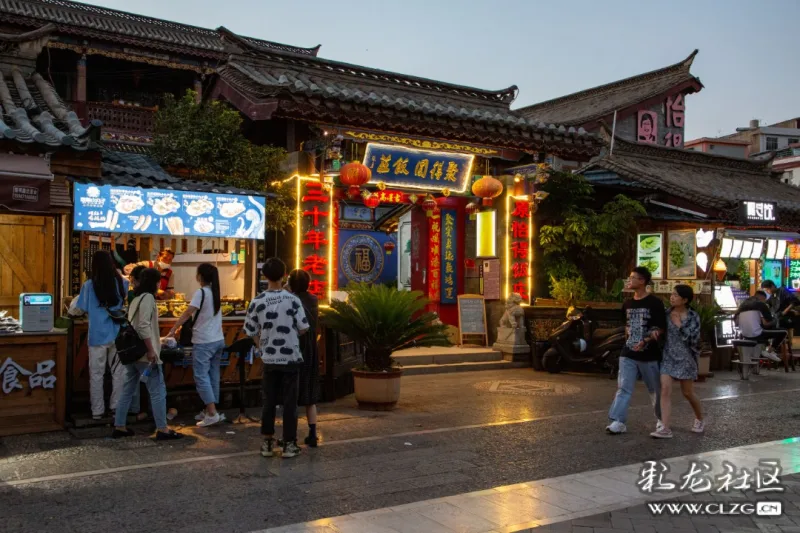 遇见唯美官渡打卡53官渡古镇夜市