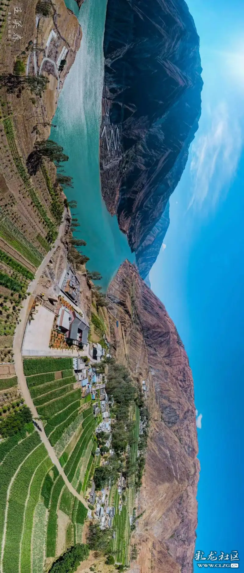 东川港雪山雄鹰