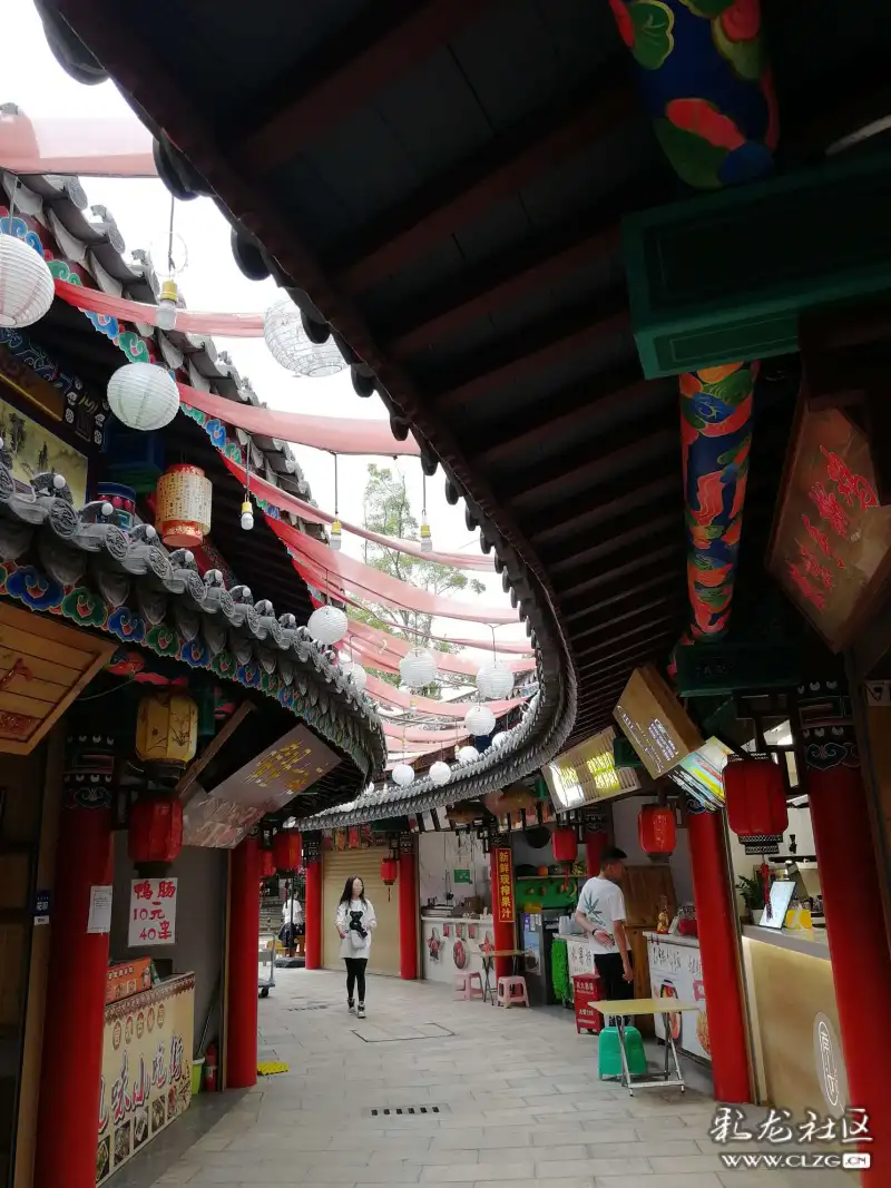 官渡古镇渔灯夜市