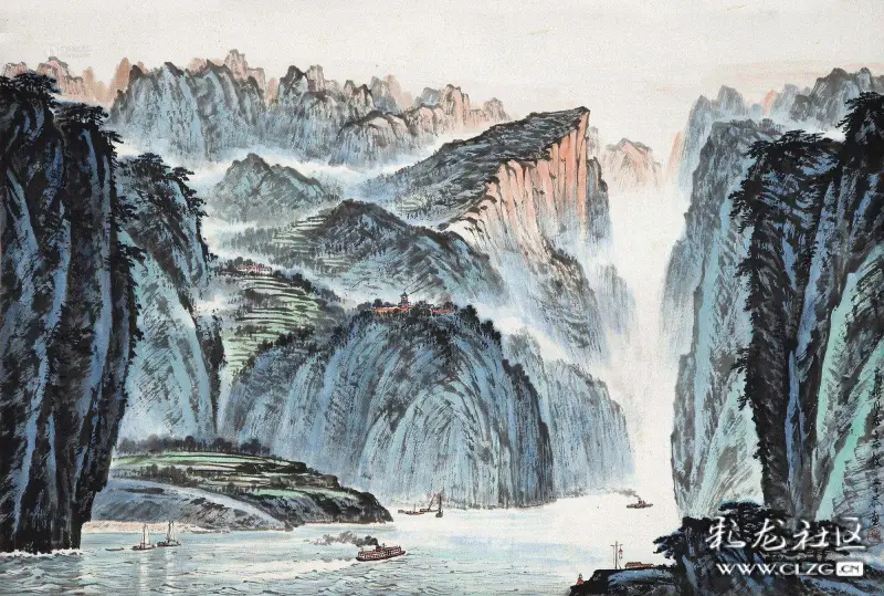 喜闻因民金沙江段绝壁猿啼鸣雪山雄鹰