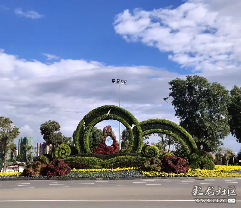 即将在昆明召开的cop15会议会址外部景观