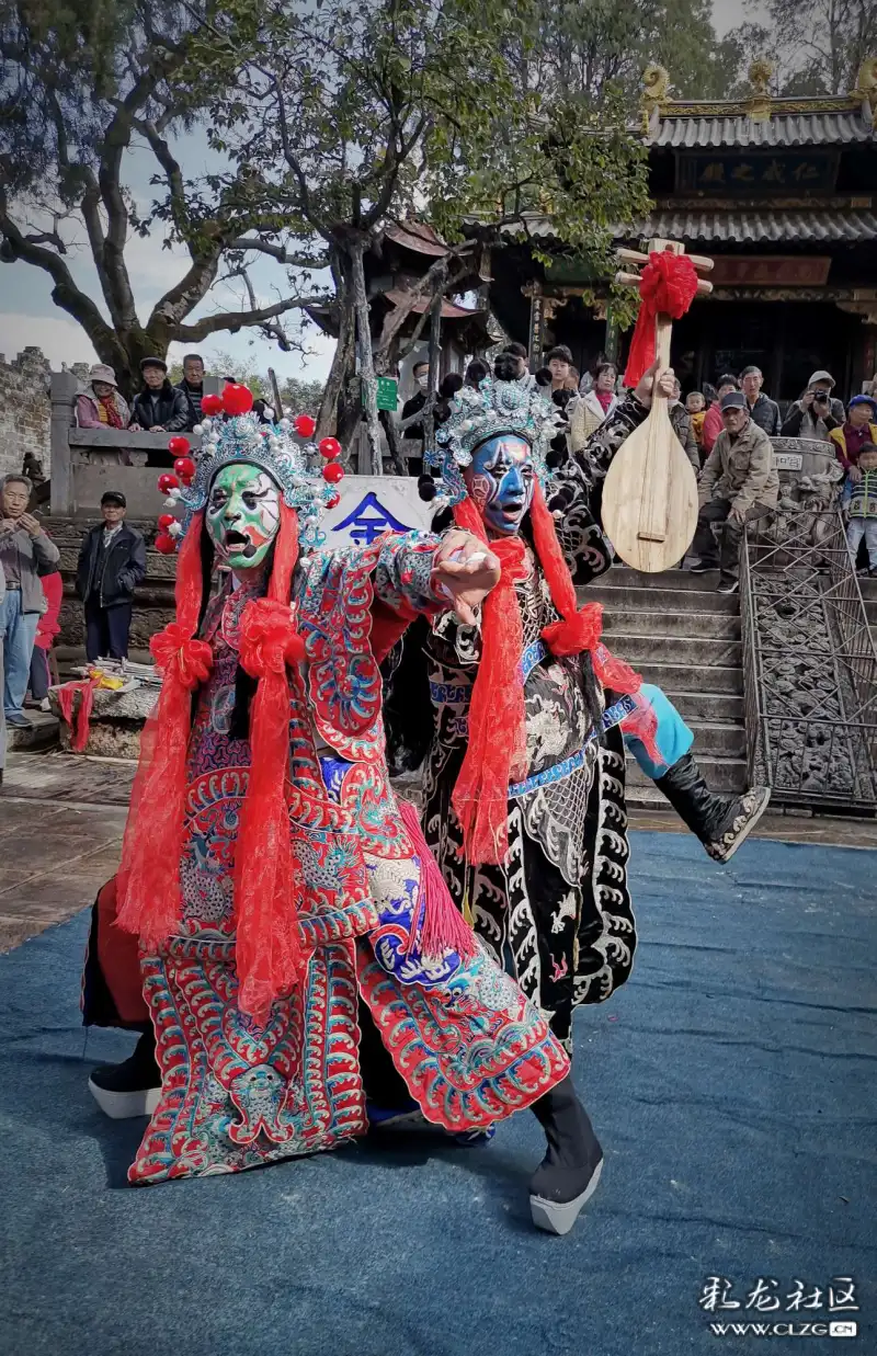 传统滇剧《龙吉公主大战四大金刚》演出场景-彩龙社区