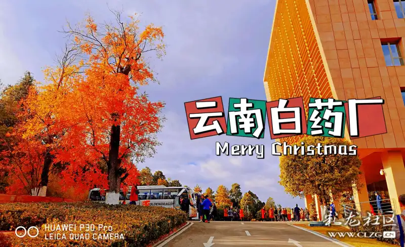 参观秋天里的云南白药厂