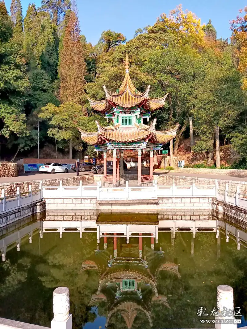 冬天里的安宁温泉一珍珠泉曹溪寺手机片