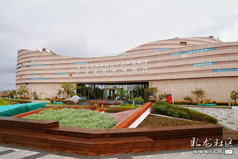 參觀澄江化石地世界自然遺產博物館雲南省自然博物館一