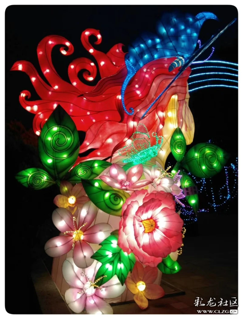 嵩明往事花灯爱好者聚集