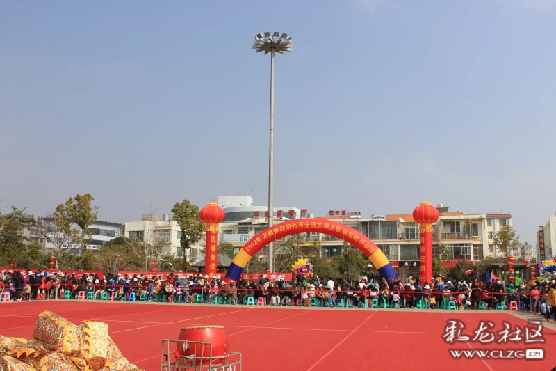 嵩明兰茂广场2012年龙腾狮跃闹元宵