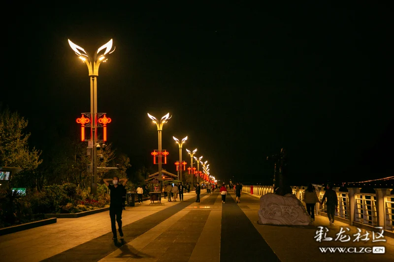 海埂大坝夜景随拍