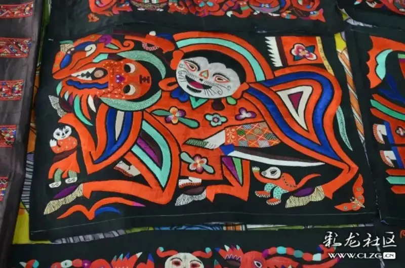 中国风刺绣有多美傣族传统刺绣长这样