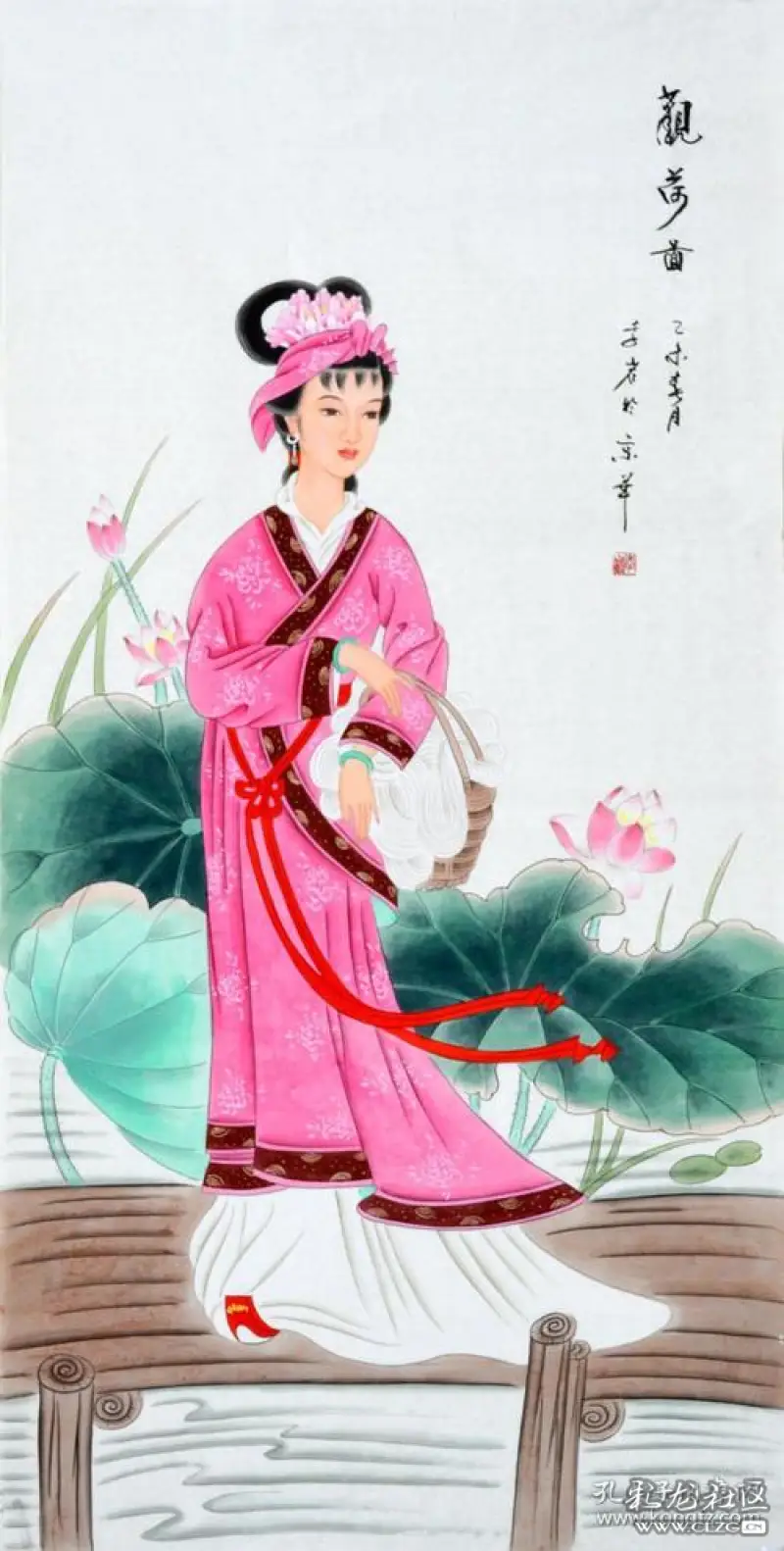 中国古代四大美女之一西施八十一