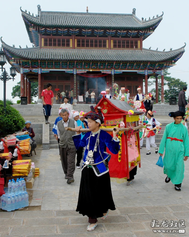 广南壮族皇姑节组照