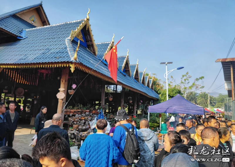 在勐腊感受中老边民赶摆节