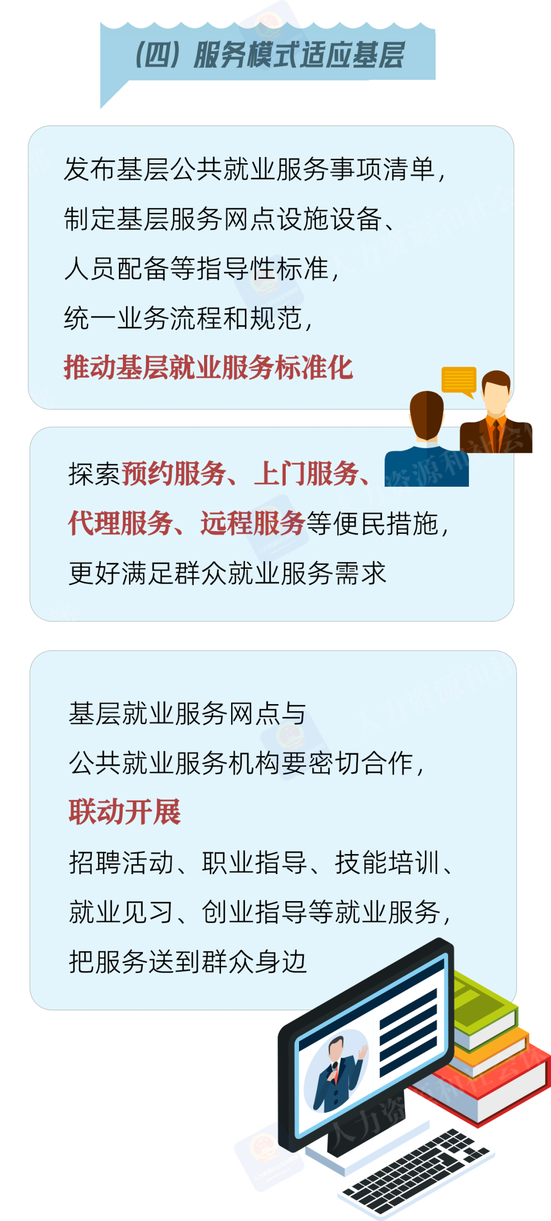 推动公共就业服务下沉基层一图看懂