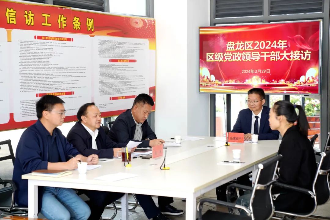 听民意察民情解民忧盘龙区委区政府主要领导公开大接访