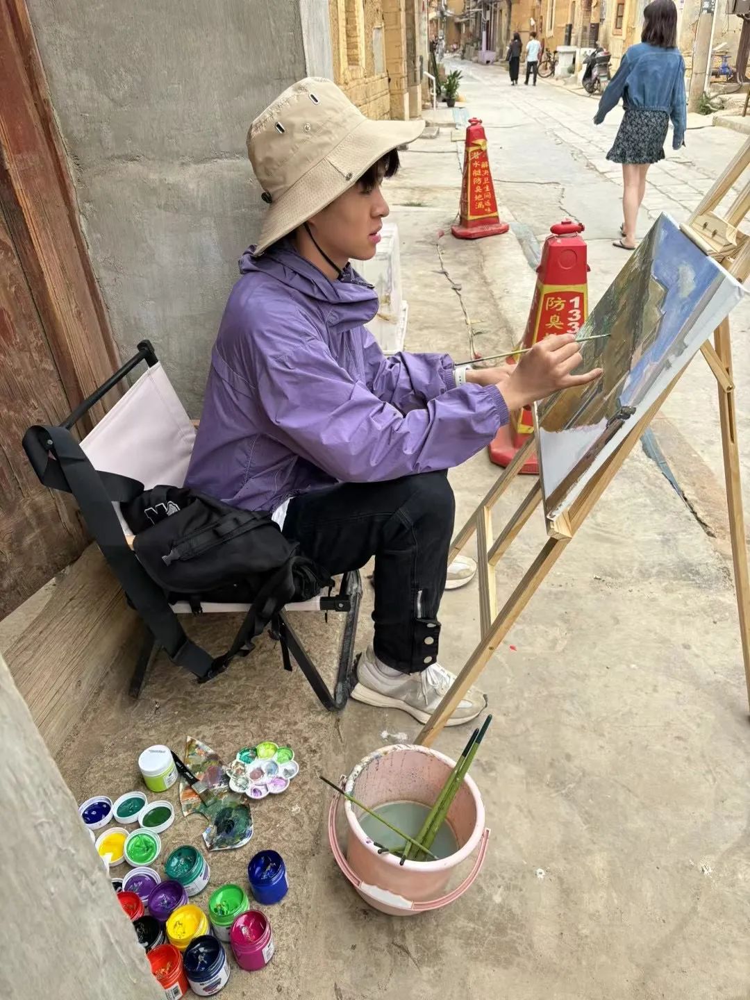 "五一"假期好去处,来海晏村体验艺术集市