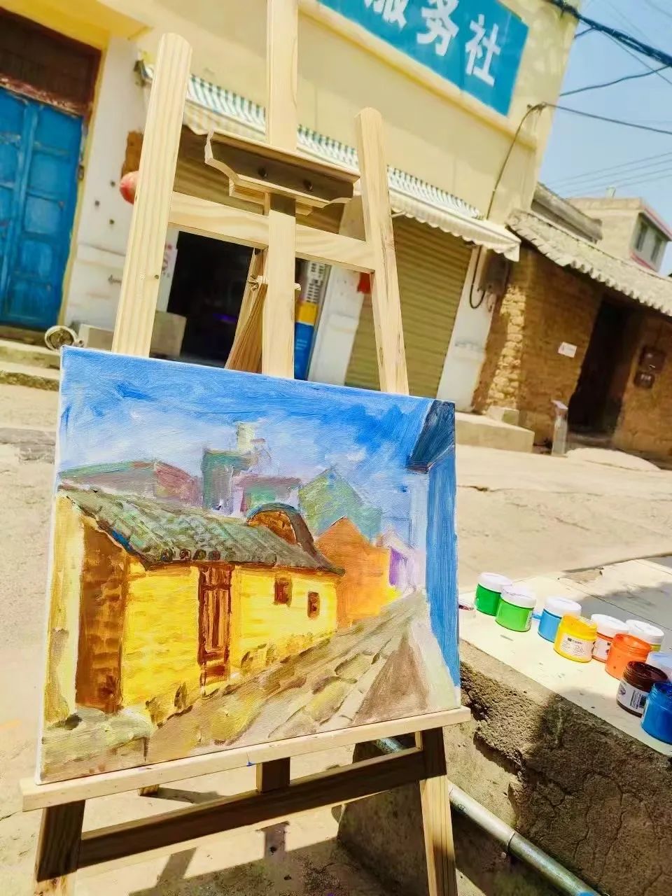 "五一"假期好去处,来海晏村体验艺术集市